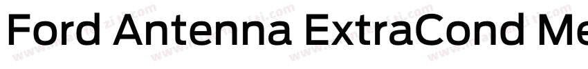 Ford Antenna ExtraCond Medium字体转换